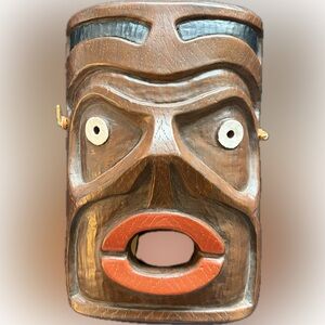 Shamans BC Tlingit-Inspired Decorative Mask  • Terra Cotta